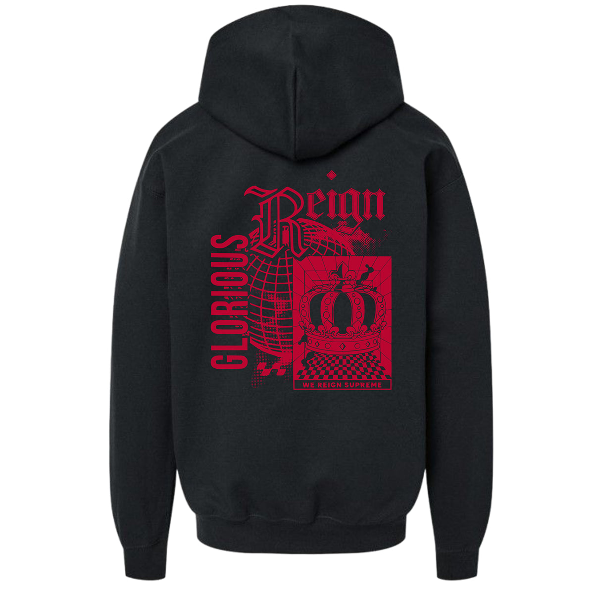 Black & Red GR Premium Hoodie